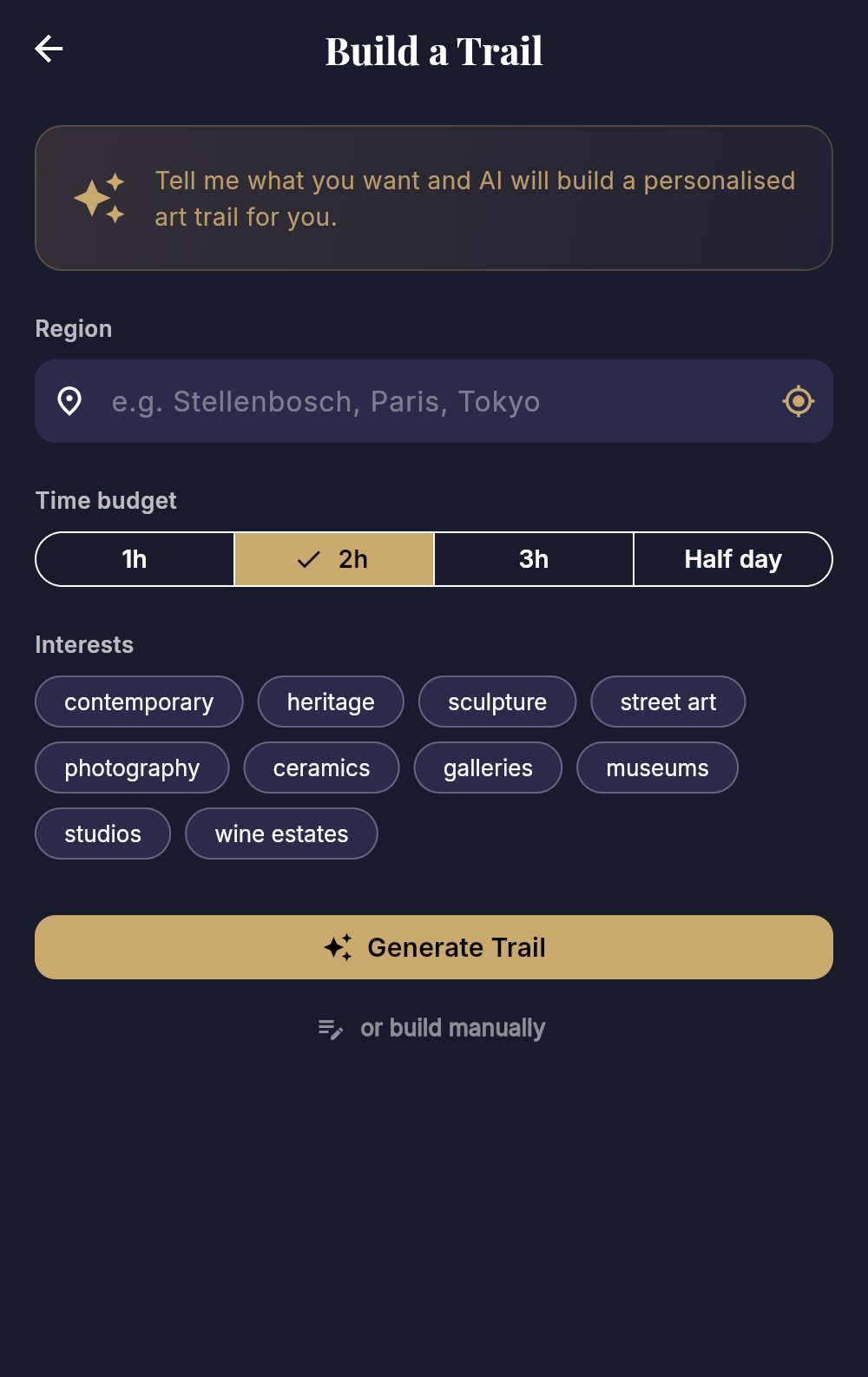 AI Trail Generator